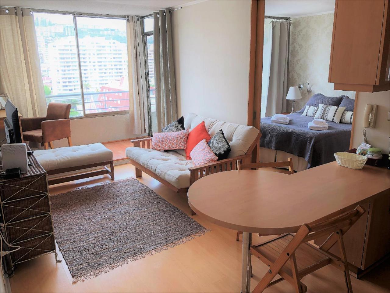 1201 Departamento Vs Centro Vina Apartment Vina del Mar Luaran gambar